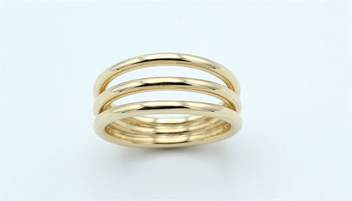 Lines 14 kt ring, blank